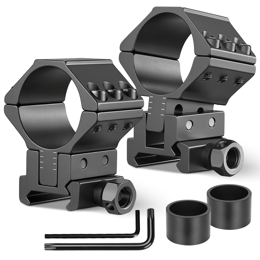 Outdoor Hunting Lights - UniqueFire Tüfek Dürbün Halkaları, 1 inç