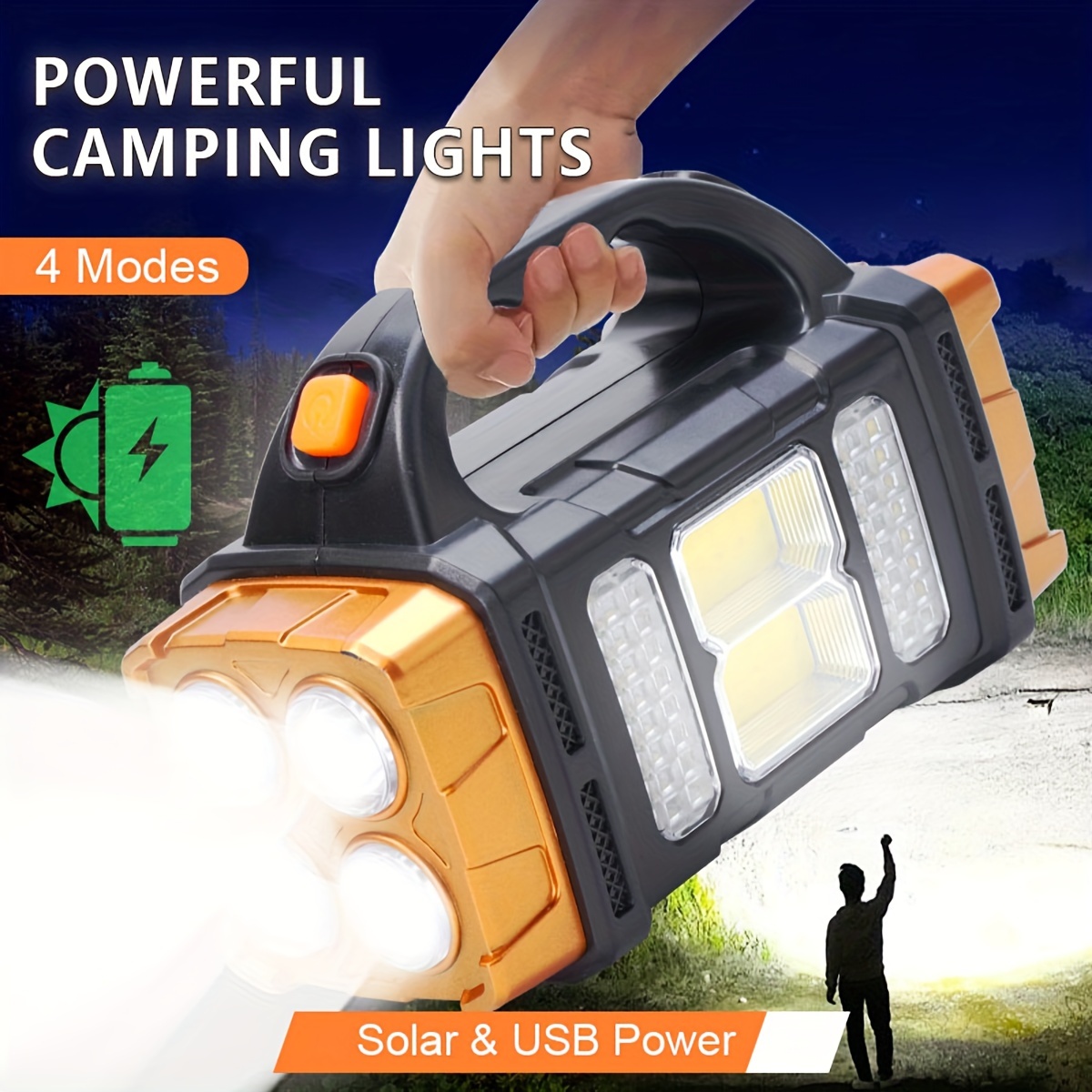 Outdoor Hunting Lights - Yeni Yükseltilmiş Şarj Edilebilir Yüksek Güçlü