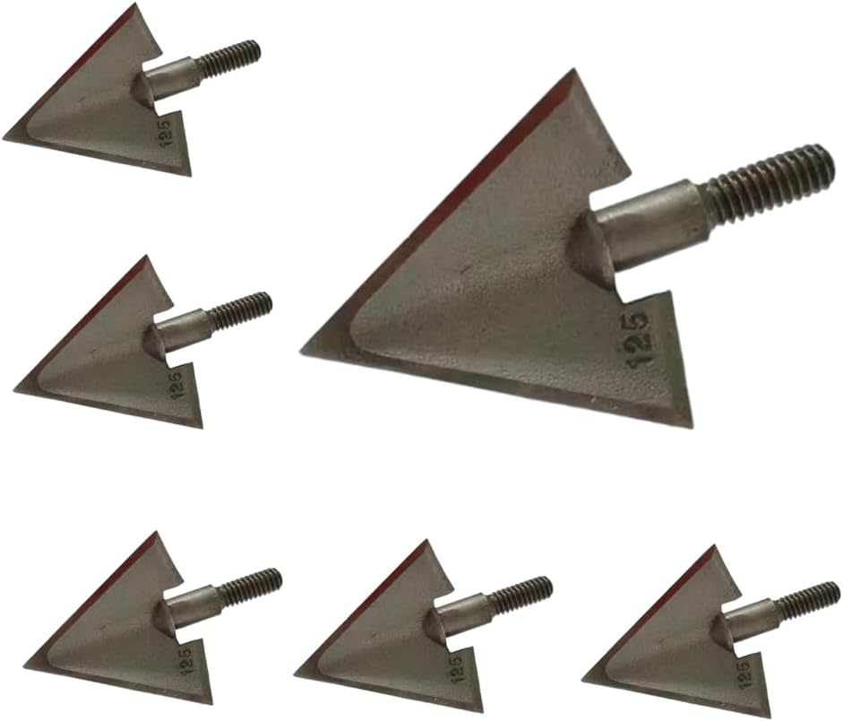 Crossbow Bolt Broadhead - 6 Adet Geniş Uçlu Ok Başlığı