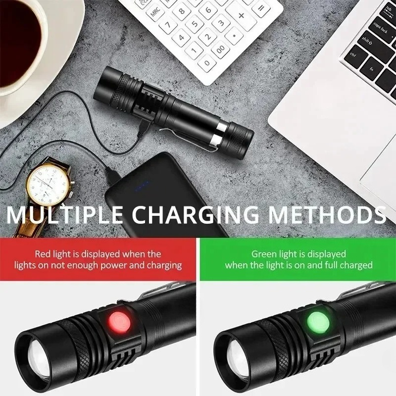 T6 LED Şarj Edilebilir El Fene - Outdoor Hunting Lights incelemesi ve fiyatı