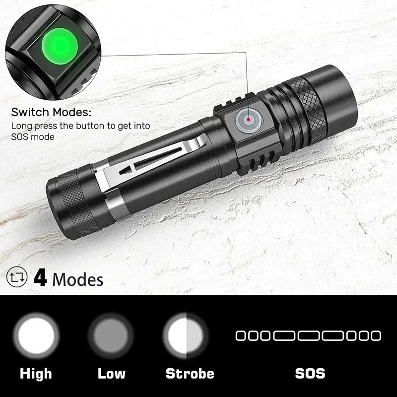 Şarj edilebilir T6 El Feneri K - Outdoor Hunting Lights incelemesi ve fiyatı