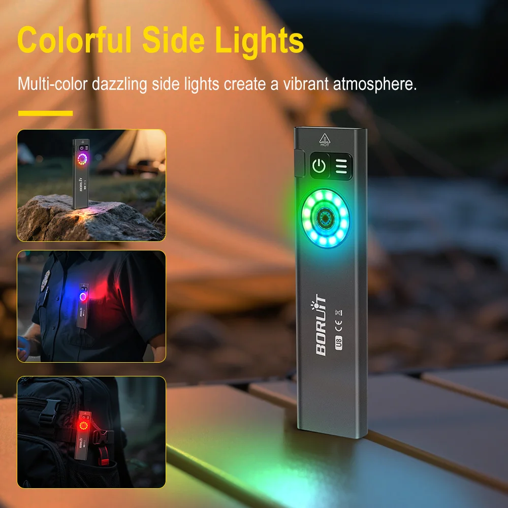 BORUiT U8 650LM EDC LED El Fen - Outdoor Hunting Lights incelemesi ve fiyatı