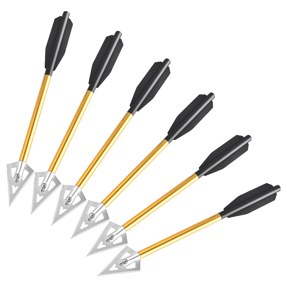 6/12 adet Kısa Ok Alüminyum Ar - Crossbow Bolt Broadhead incelemesi ve fiyatı