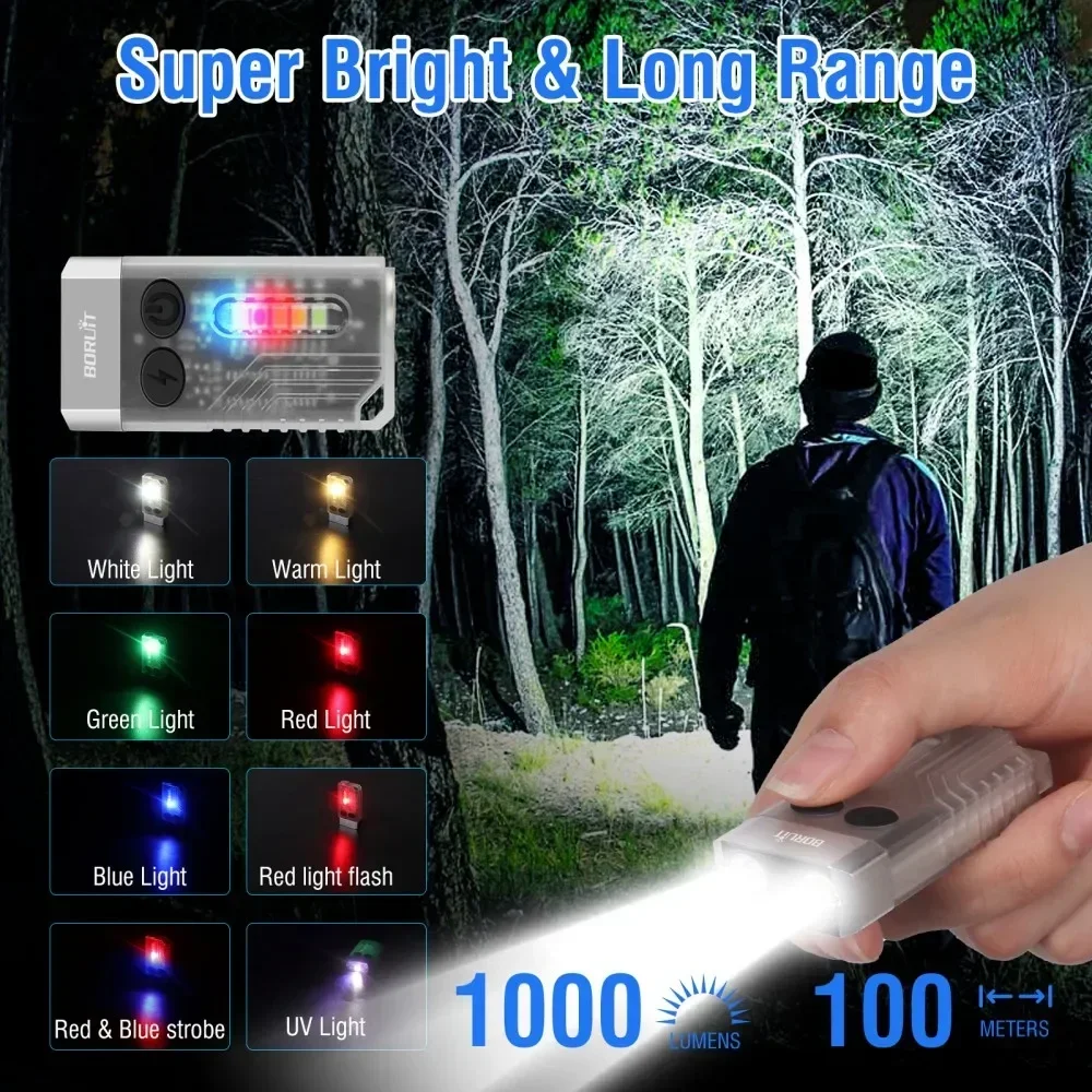 BORUiT V10 Anahtarlık UV LED E - Outdoor Hunting Lights incelemesi ve fiyatı