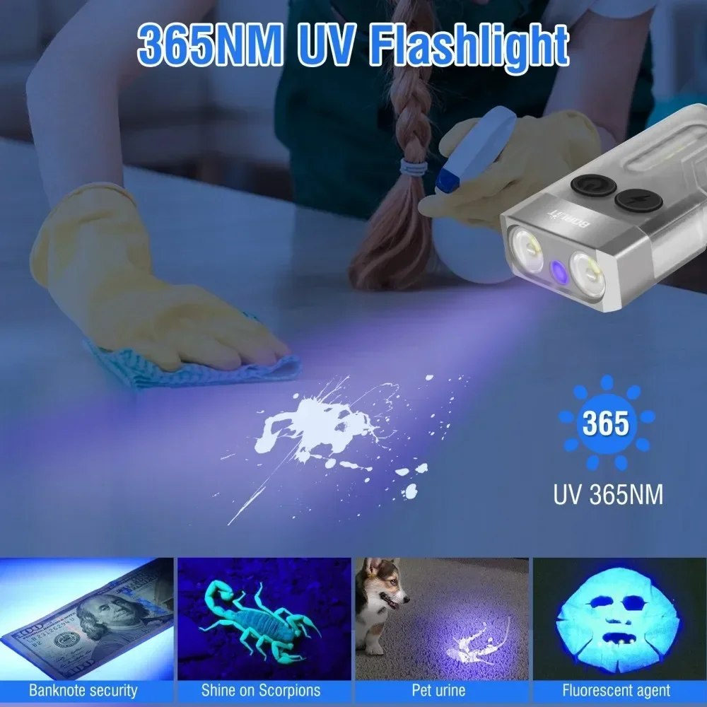 BORUiT V10 Anahtarlık UV LED E - Outdoor Hunting Lights incelemesi ve fiyatı